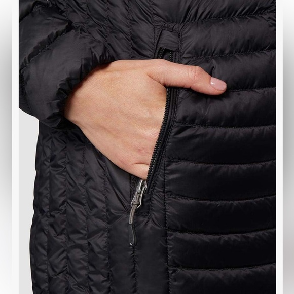 32 Degrees | Womens Ultra Light Puffer Jacket w/ Faux Fur Lined Hood - Size L/XL - Picture 5 of 15